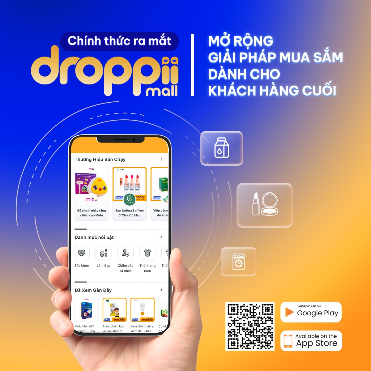 ChÍnh ThỨc Ra MẮt App Droppii Mall - Ứng DỤng Mua SẮm DÀnh Cho KhÁch HÀng CuỐi